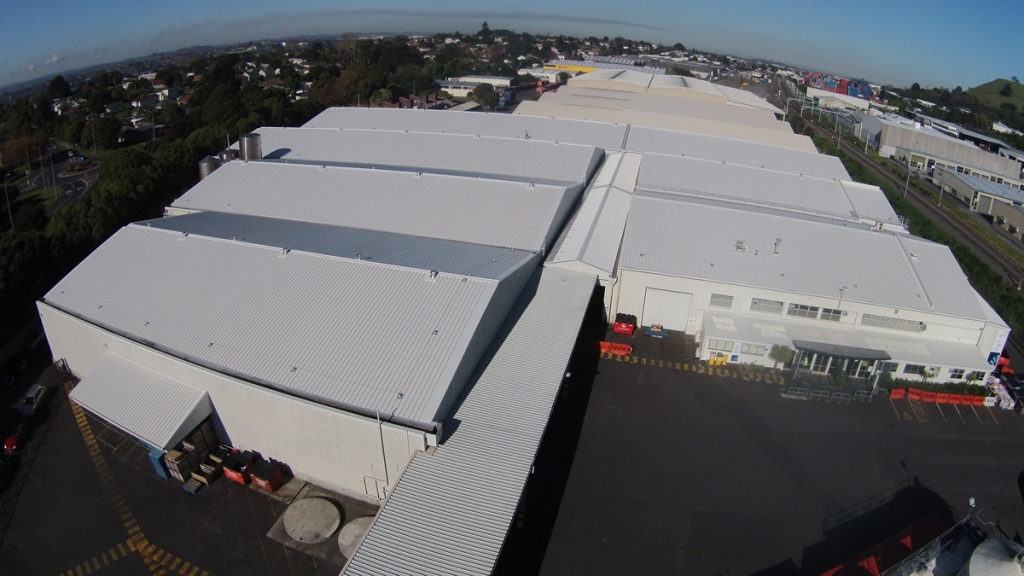 Overview of the completed reroof